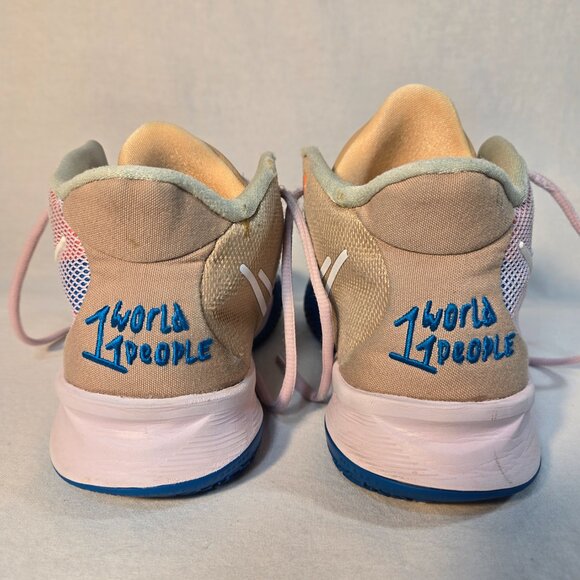 NIKE Kyrie 7 Exclusive "1 World 1 People" Regal Pink Sneakers Size 6.5Y 8W 6.5M - Picture 6 of 16